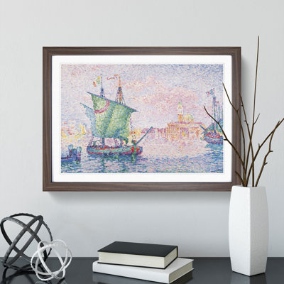 The Pink Cloud in Venice by Paul Signac - Picture Frame Painting