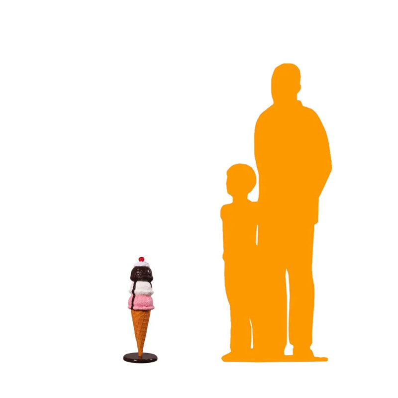Petite statue de table crème glacée Gelato
