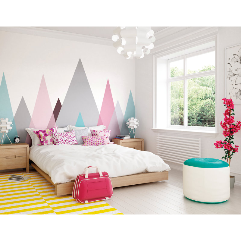 Mountains Matte Wall Mural, 280cm L x 350cm W