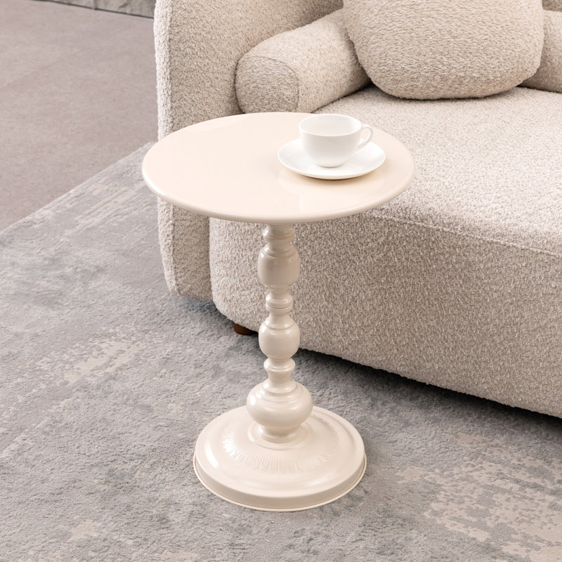 Table d'appoint ronde en métal Roomfitter