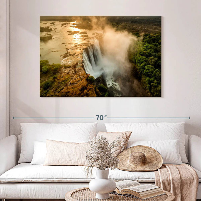 Alvord Victoria Falls Sunrise, H 32 po x l 48 po