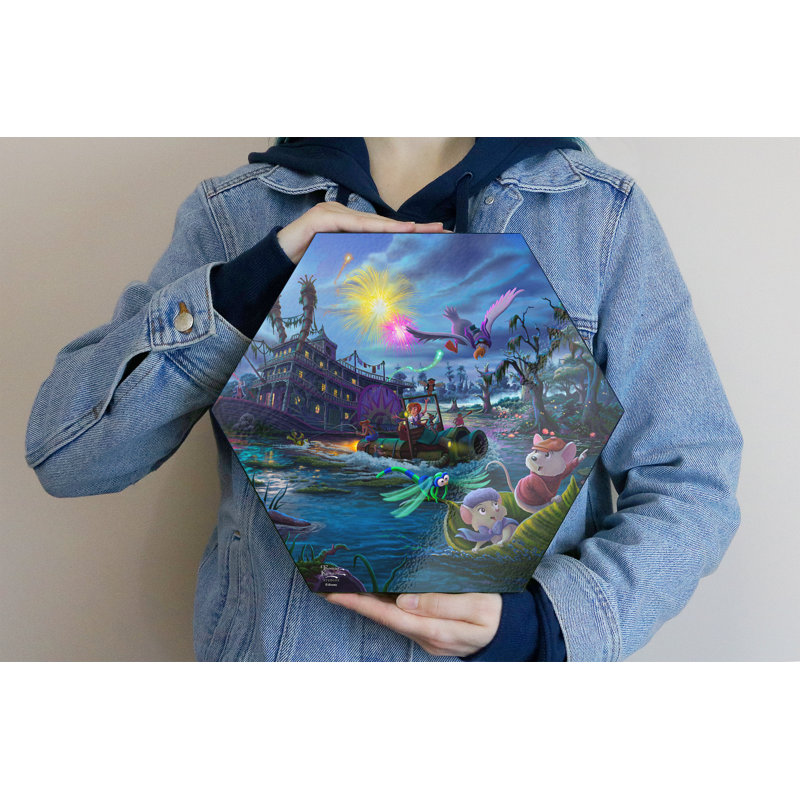 Impression sur bois Disney (The Rescuers)