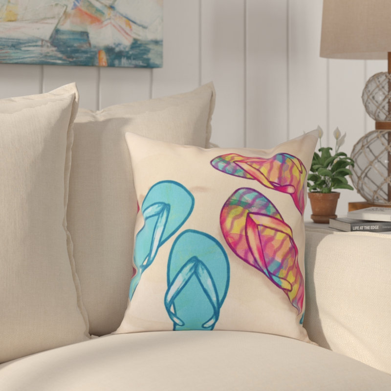 Housse et insert de coussin de plage Beach, H 16 po x l 16 po