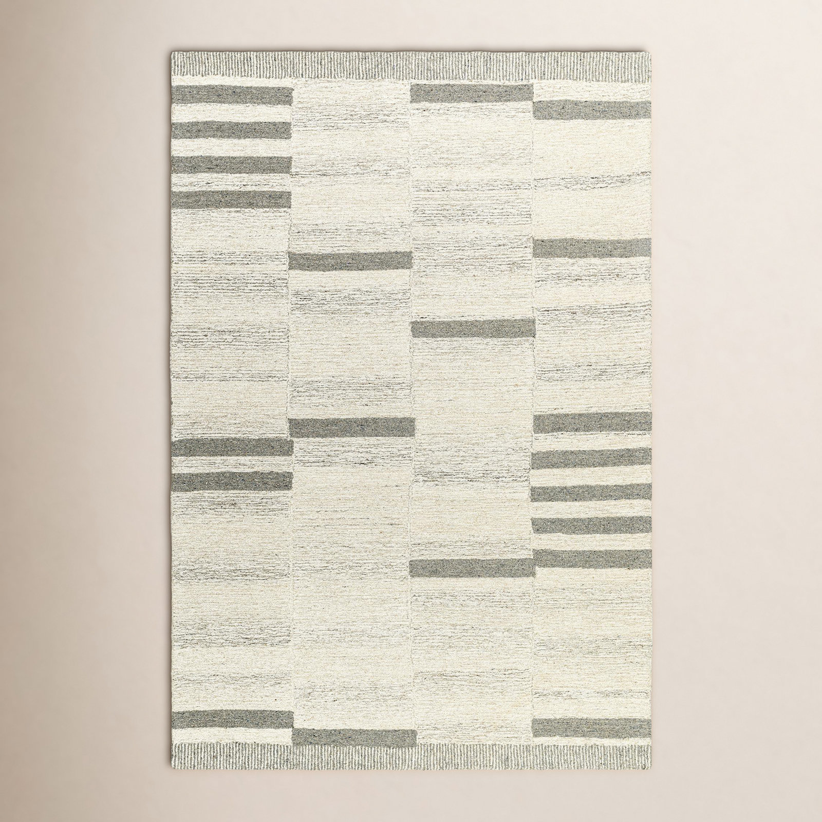 Hand Tufted Wool Rug, Rectangle 2' x 3'