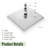 Rain Dual Shower Head 2.5 GPM GPM