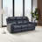 82''Wide Genuine Leather Power Reclining Sofa With Drop Down Table And 2 Cup Holders-1270745029