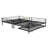 Metal Bunk Bed With Trundle-487942340-487942338