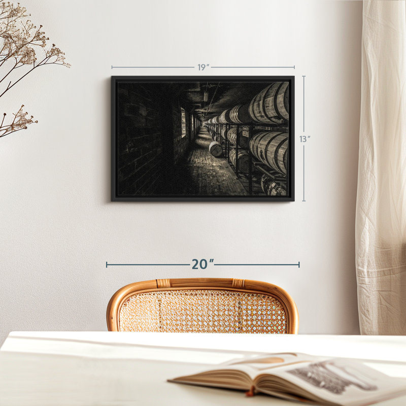 " Whiskey Cellar ", 19" H x 13" W