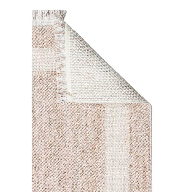 Tapis 80 x 150 beige, Rectangle 2 pi 7 po x 4 pi 11 po