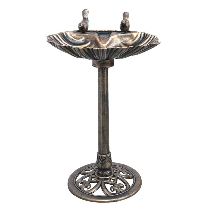 Plastic / Acrylic Pedestal Birdbath