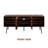 NTC Mossic TV Media Cabinet, Entertainment Center with Natural Rattan, Metal Legs, Modern Storage Console for Living Room and Bedroom, Effortless Assembly-1339120933-1311648040