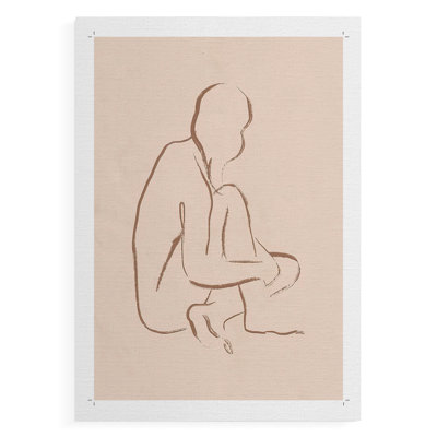 Soseed Pose I - Impression sur toile seulement - NON-CADRE