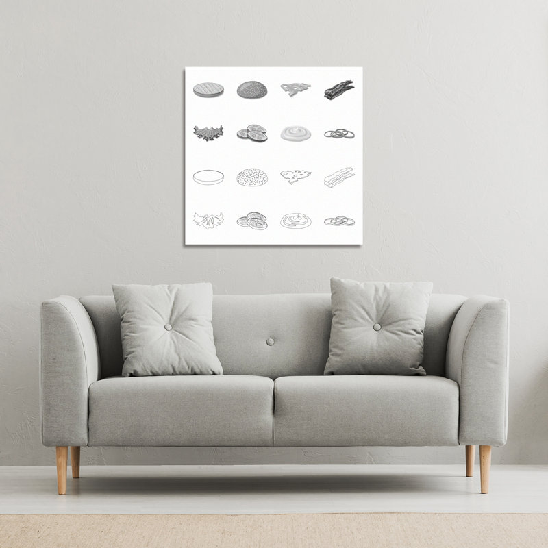 No Title by Andrew Lee - Wrapped Canvas Print