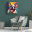 «Animals Vivid Bulldog Bliss», reproduction sur toile-770250039