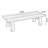 Nut-brown Solid Wood Rectangular Coffee Table-761472299