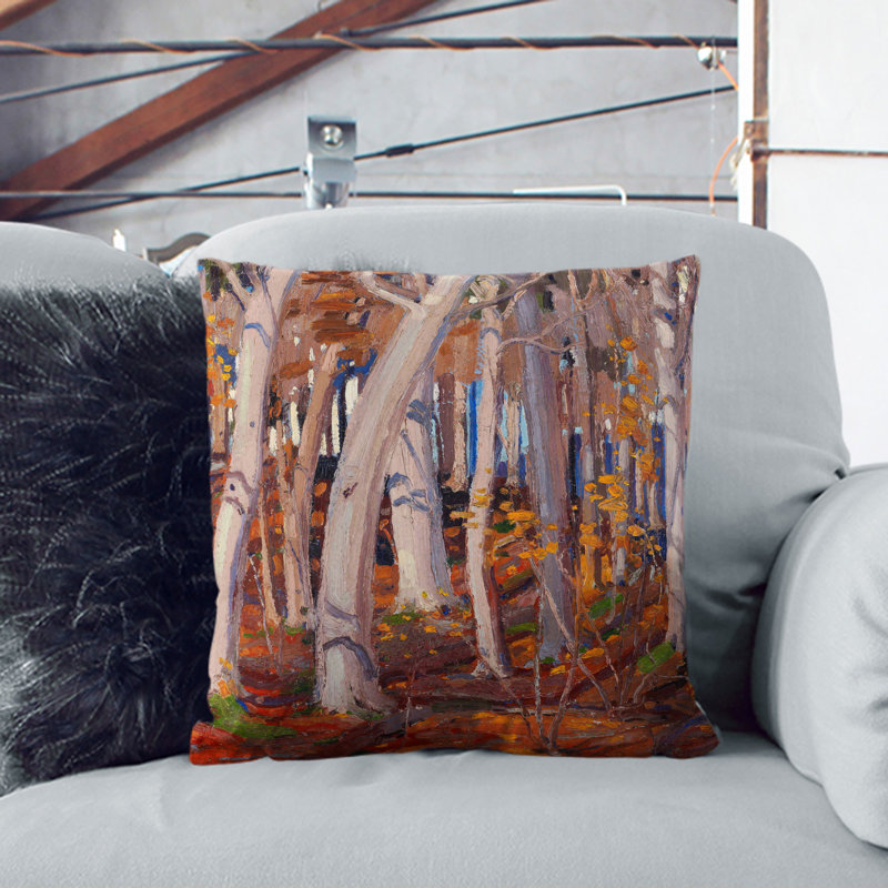 October Square Throw Cushion, 55cm H x 55cm W x 20cm D