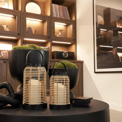Natural Rattan Boho Lanterns - Handcrafted Chic Decor to Enhance Your Home