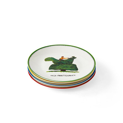 Ensemble de 4 assiettes 6 po Tidbit