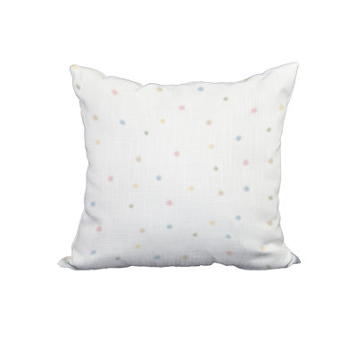 Veggie Polka Dots Reversible Throw Pillow