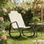 Siège relaxant, chaise berçante d'extérieur