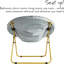 Fauteuil en velours gris
