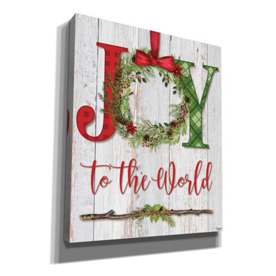 «Joy to the World» par Mollie B, art mural sur toile