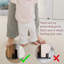 Guide de plancher en acier en métal pour porte inférieure en U ajustable