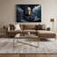 Halloween, art mural gris sur toile monstre Frankenstein-1571204418