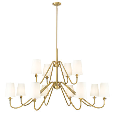Lustre empire / araignée 12 lumières Moniet