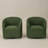 Charleene 32" Wide No Assembly Boucle Upholstered Swivel Barrel Chair (Set of 2)-88387656