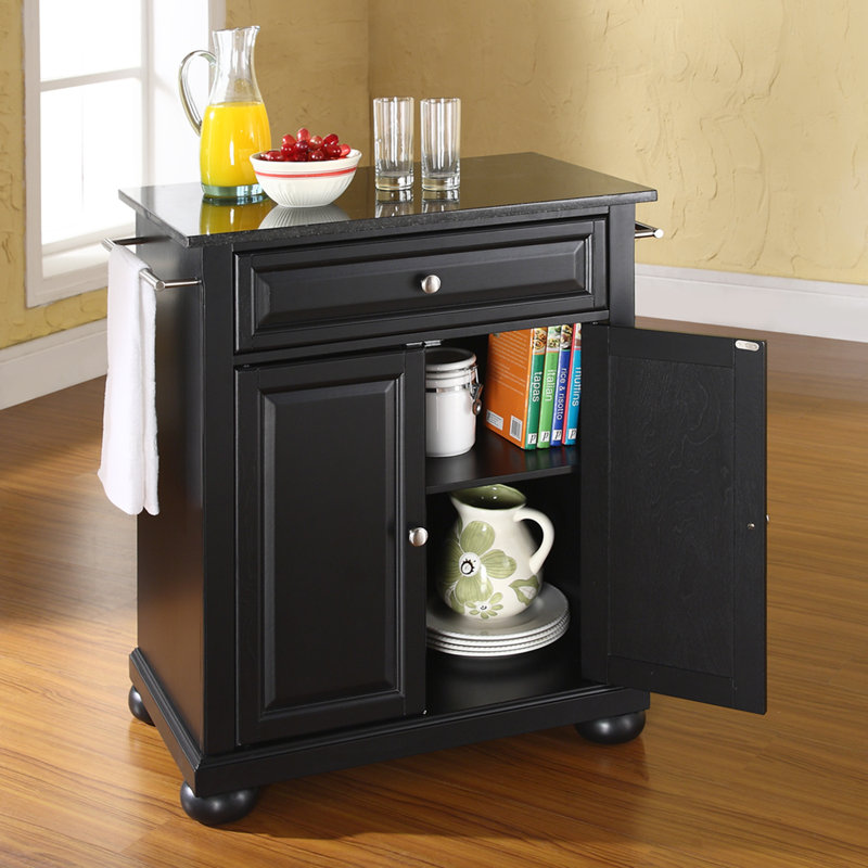 Hedon Kitchen Cart, Black