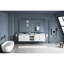 48 po X 84 po Miroir de salle de bain avec cadre en métal - finition rouille, reflet HD, noir mat, salle de bain, fixation murale stable avec cadre rectangulaire, rouille, non, chic, méthode d'installation facile
