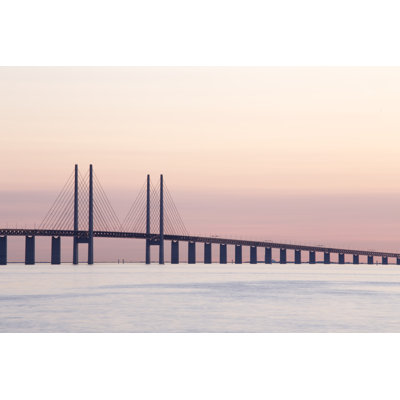 Gilkey Oresund Bridge by Ferrerivideo - Wrapped Canvas Print