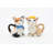 Cosmos Gifts Happy Dat Cat with Bow Tie Salt and Pepper Shaker Set