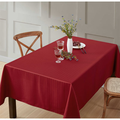 Lincoln Stripe Fabric Tablecloth