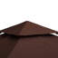 Toile de remplacement pour abri de jardin 9,86 pi X, protection 2, café, allumettes 01-0153 et 100100-076
