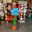 Statue de petit narcis bleu en pot