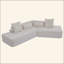 Canapé modulaire minimaliste Cloud, fauteuils modernes, canapé à 4 places, sans assemblage, canapé modulaire à deux places, tissu rembourré et rembourré, tissu anti-froissement-1442182240