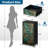 4 Drawer Dresser for Bedroom, Narrow Chest of Drawers, Wooden Top and Study Iron Frame 18"x37.5"-(WxH)