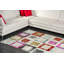 Tapis patchwork rouge / crème / vert-40675742