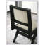 Ensemble de salle à manger contemporain 5 pièces noir avec table en bois d'hévéa et 4 chaises d'appoint, parfait pour une élégance moderne et une utilisation pratique