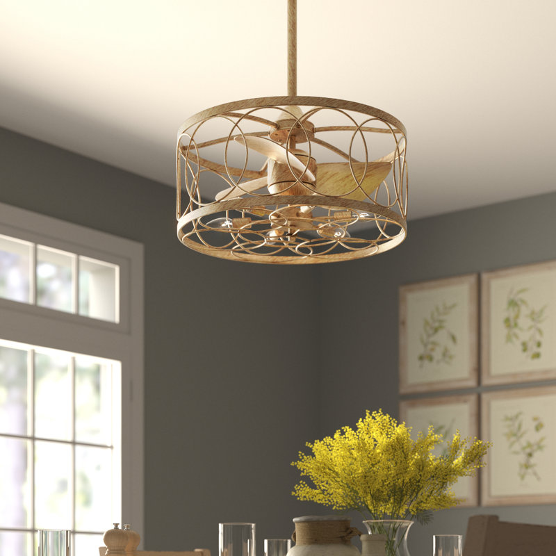 Seay 19.29'' Ceiling Fan with Light Kit