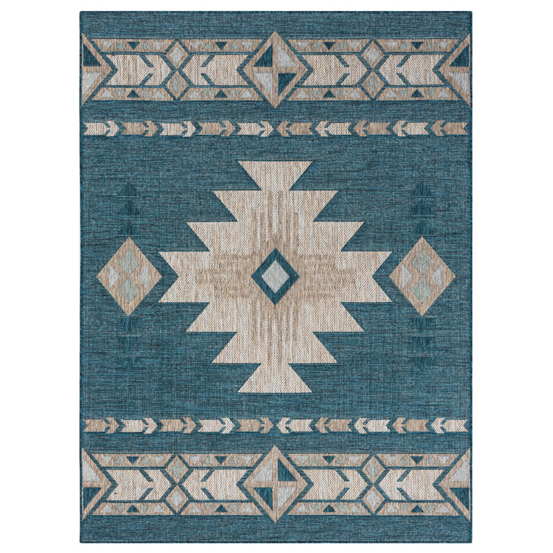Kaymiah Southwestern Indoor Rug, Rectangle 5' x 6'11"