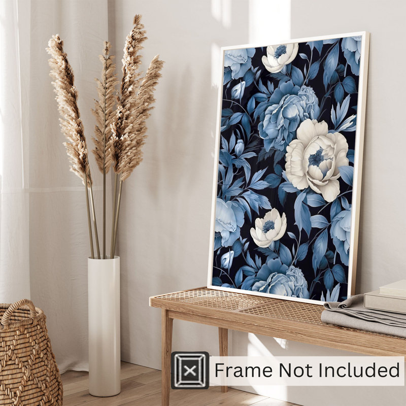 Impression florale florale William Morris, H 7 po x l 5 po