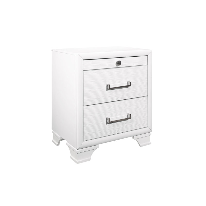 Table de chevet en bois massif et blanc - 20 po x 14 po 6 po, largeur 16,69 po, profondeur du colis 29 po, profondeur 23,42 po, hauteur 22 po