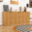 Buffet élégant à 6 portes avec rangement durable et fabrication durable-278334117