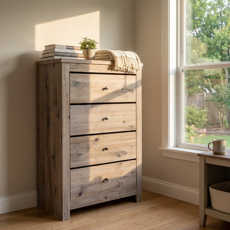 Tangier 34.6" Dresser with Matte Finish