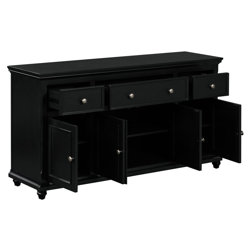 Commode 4 tiroirs John, Black