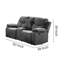 Causeuse inclinable en chenille de 82 po Derlyum