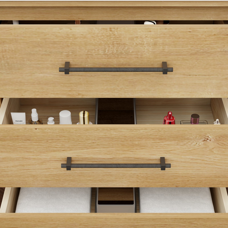 Victoria 29.5'' Single Bathroom Vanity with Acrylic Top, Oak